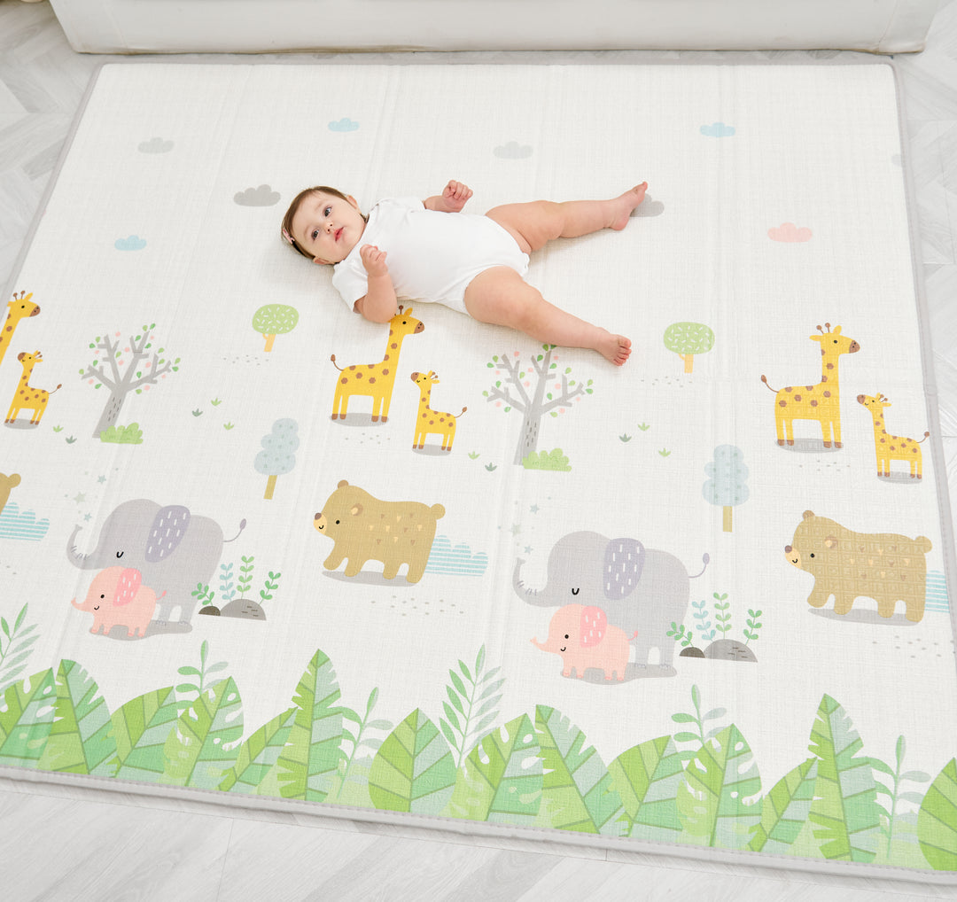 Tapis de Jeu en mousse, épais et pliable - Superbe Bébé#couleur_savannah
