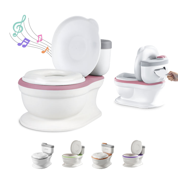 Pot bébé réaliste avec bruit de chasse#couleur_pink
