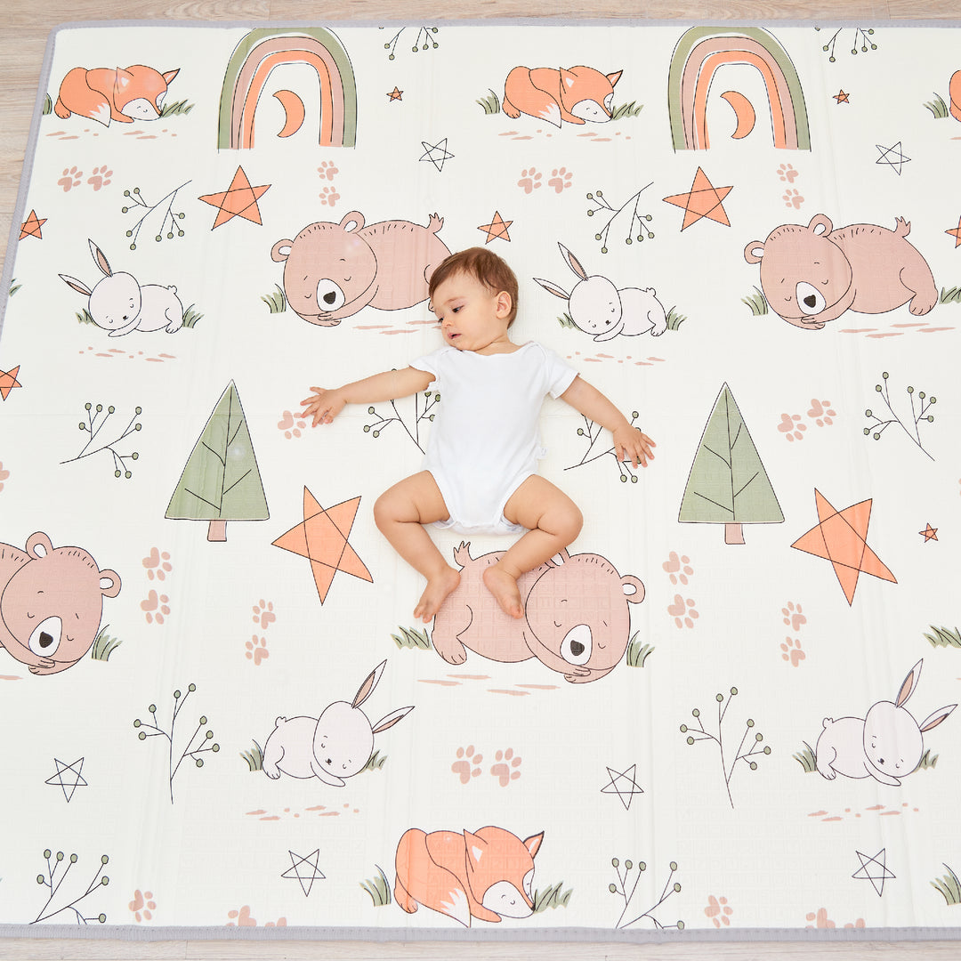 Tapis de Jeu en mousse, épais et pliable - Superbe Bébé#couleur_fox