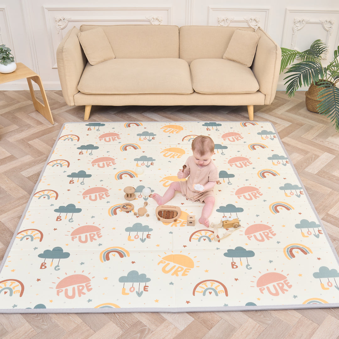 Tapis de Jeu en mousse, épais et pliable - Superbe Bébé#couleur_pure-big-love