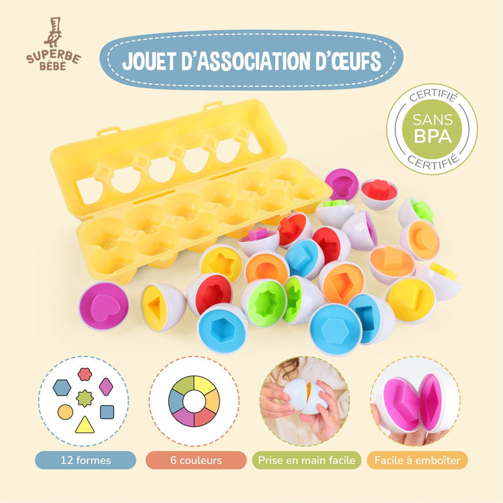 Oeufs à assembler - Jeu d'éveil