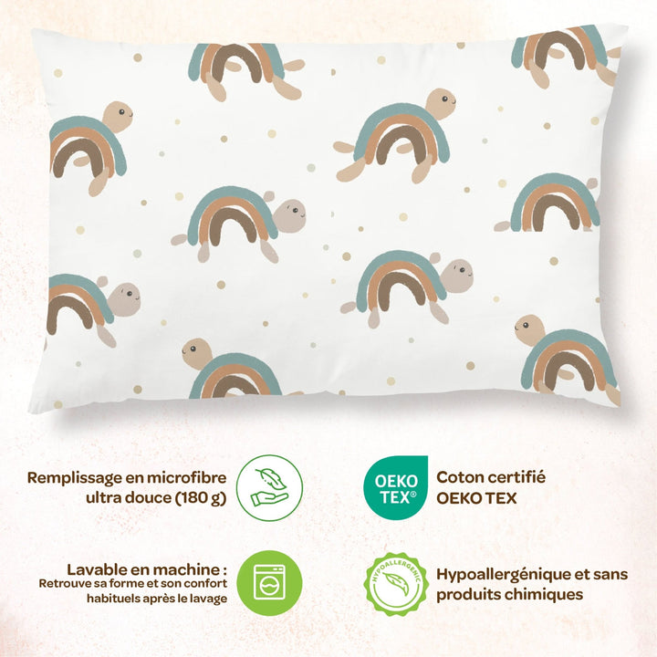 Oreiller avec taie inclus - Coton OEKO-TEX