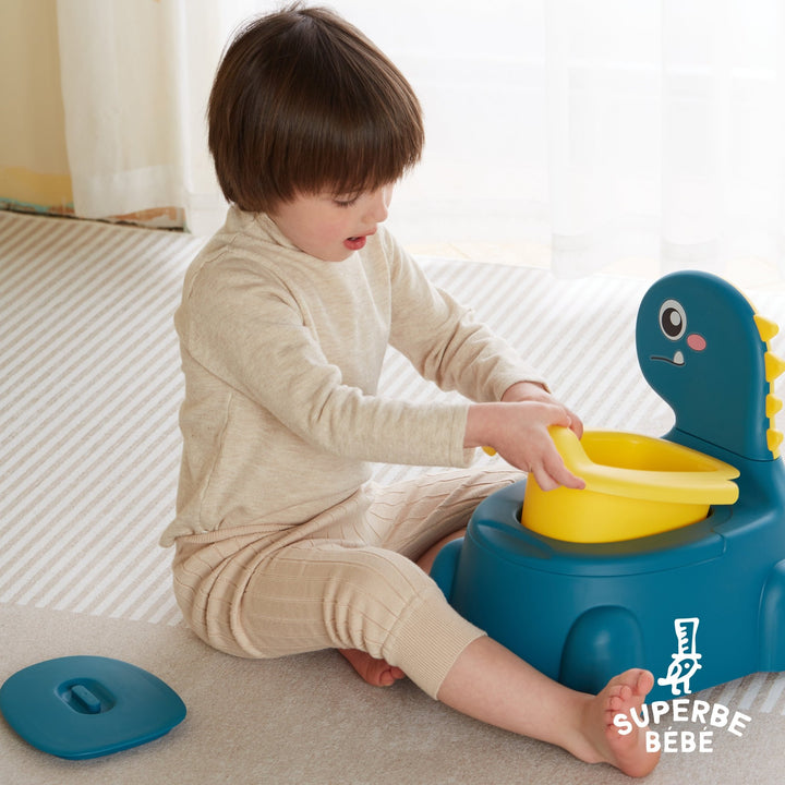 Pot bébé d'apprentissage de la propreté - DINO#couleur_blue