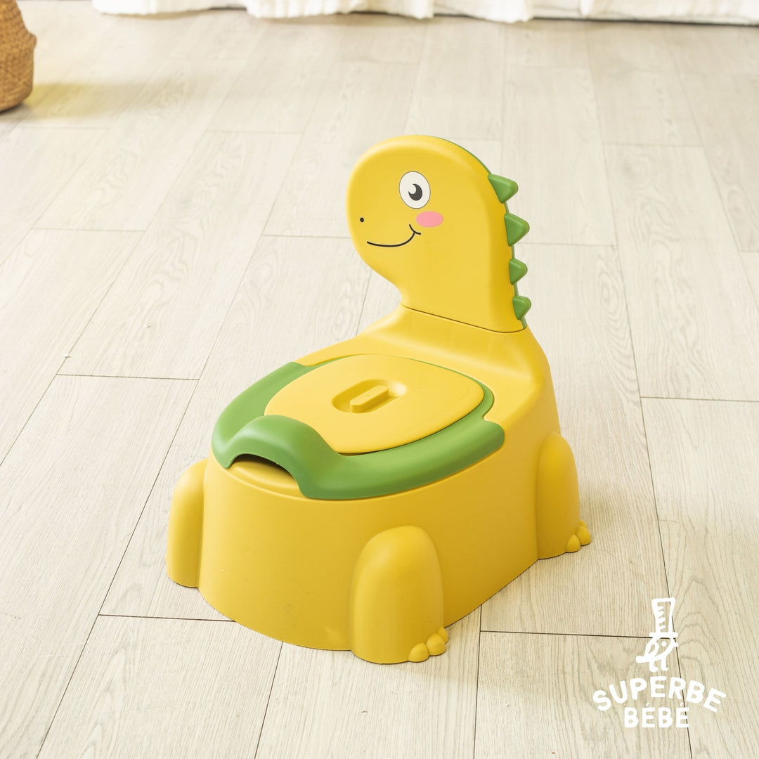 Pot bébé d'apprentissage de la propreté - DINO#couleur_yellow