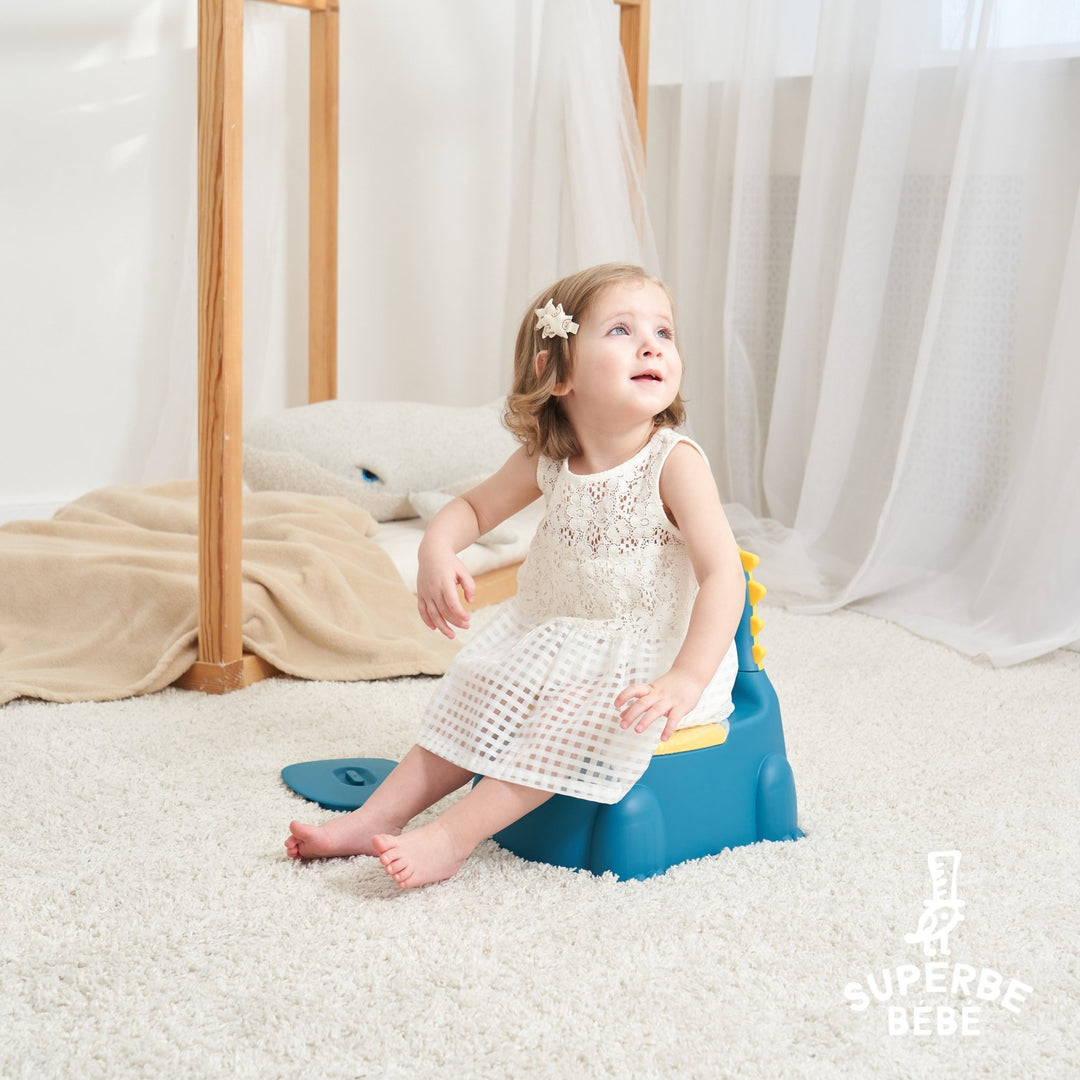 Pot bébé d'apprentissage de la propreté - DINO#couleur_blue