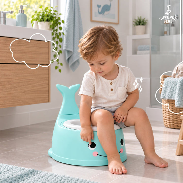 Pot bébé d'apprentissage de la propreté WHALINOU#couleur_blue
