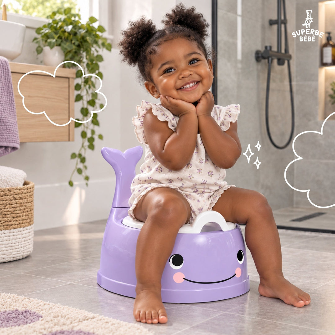 Pot bébé d'apprentissage de la propreté WHALINOU#couleur_violet