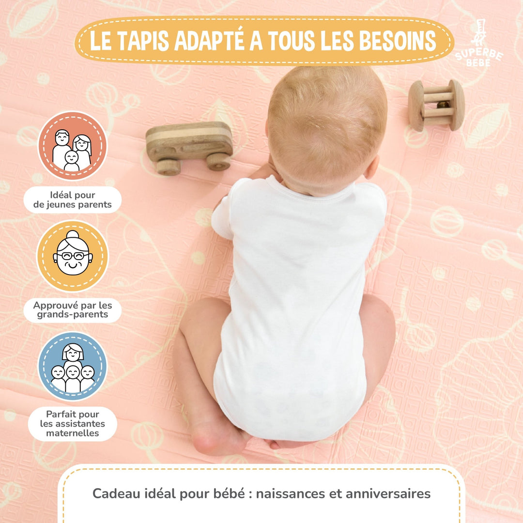 Tapis de Jeu en mousse, épais et pliable - Superbe Bébé#couleur_jungle