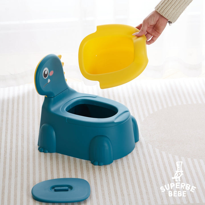 Pot bébé d'apprentissage de la propreté - DINO#couleur_blue