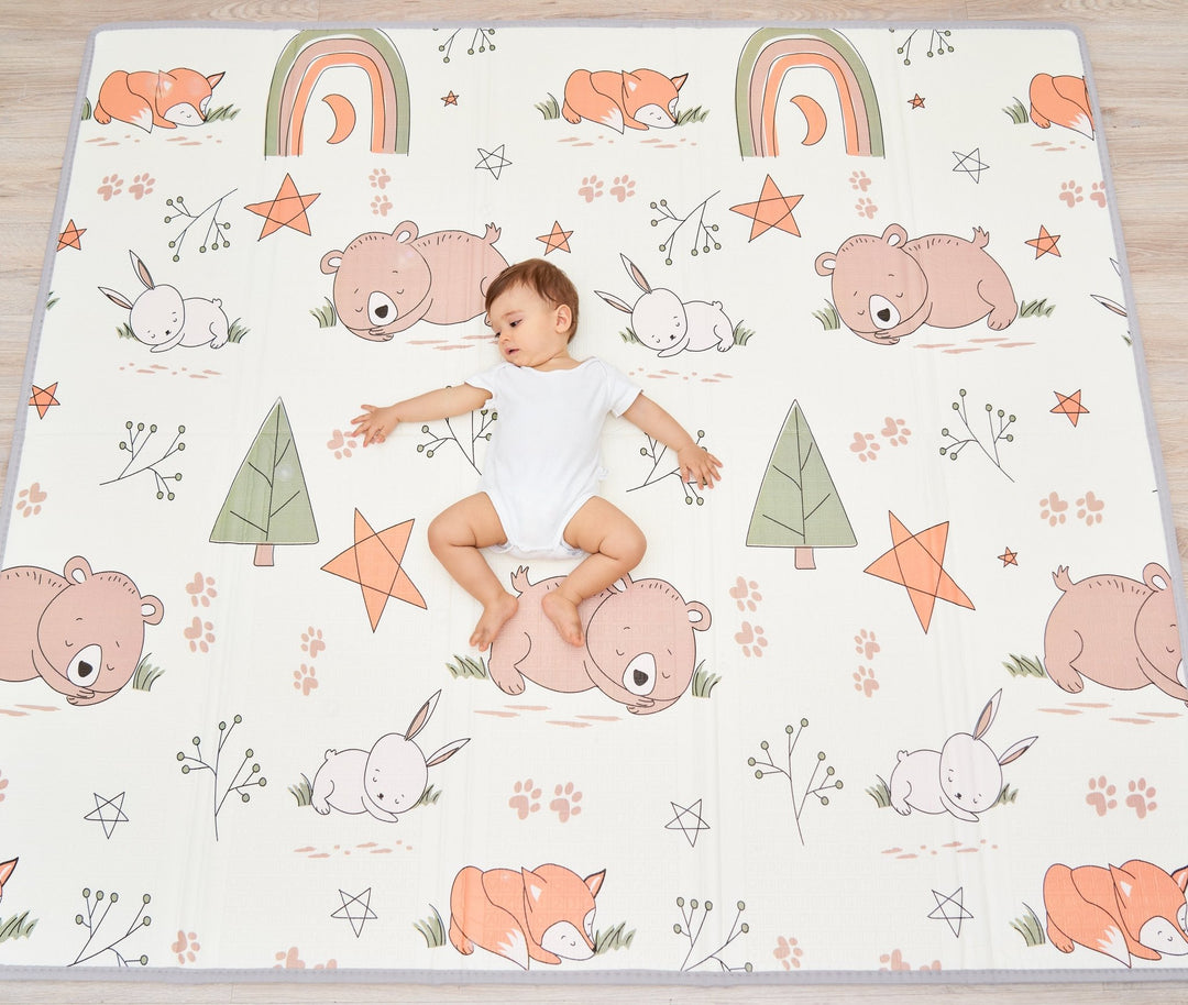 Tapis de Jeu en mousse, épais et pliable - Superbe Bébé#couleur_boho-world